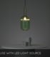 Video Maloto Retro Pendant Light - Ø 20cm - 1xE27 - Green