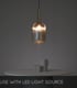 Video Maloto Retro Pendant Light - Ø 20cm - 1xE27 - Amber