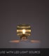 Video Maloto Retro Table Lamp - Ø 20cm - 1xE27 - Green
