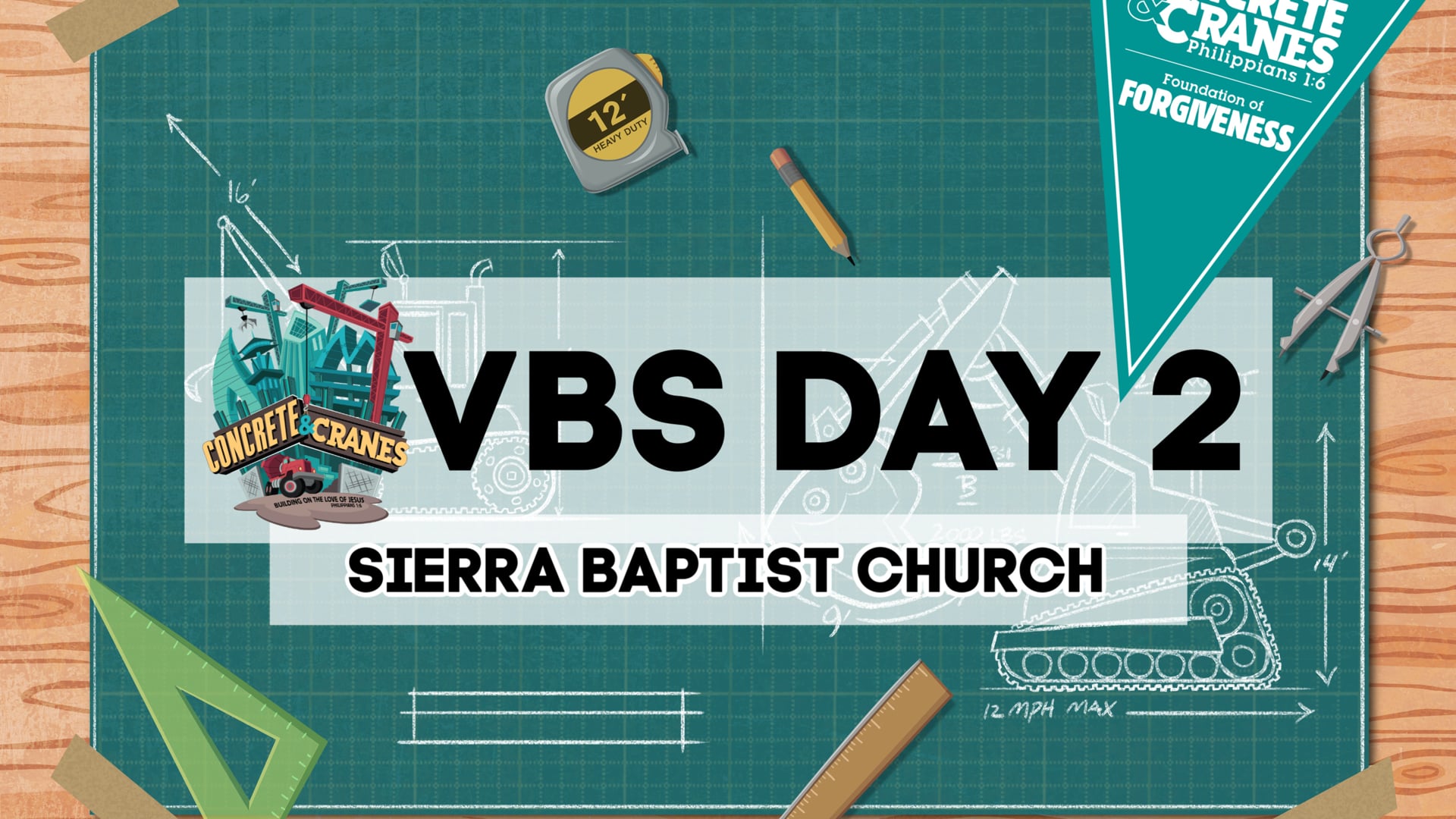 VBS Day 2 - Concrete & Cranes at Sierra Baptist Church