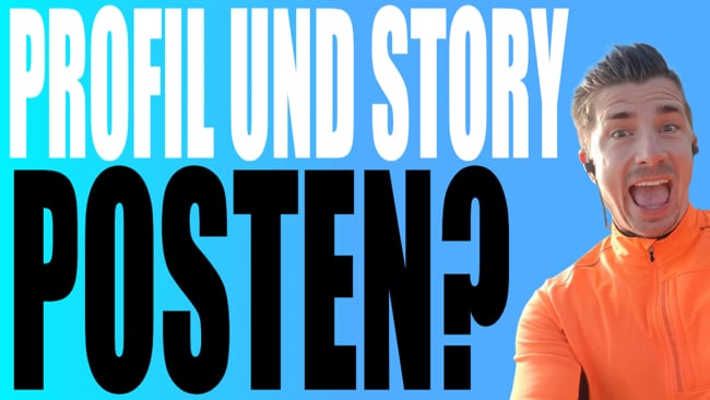 Darf man ein Posting im Profil und in der Story veröffentlichen?