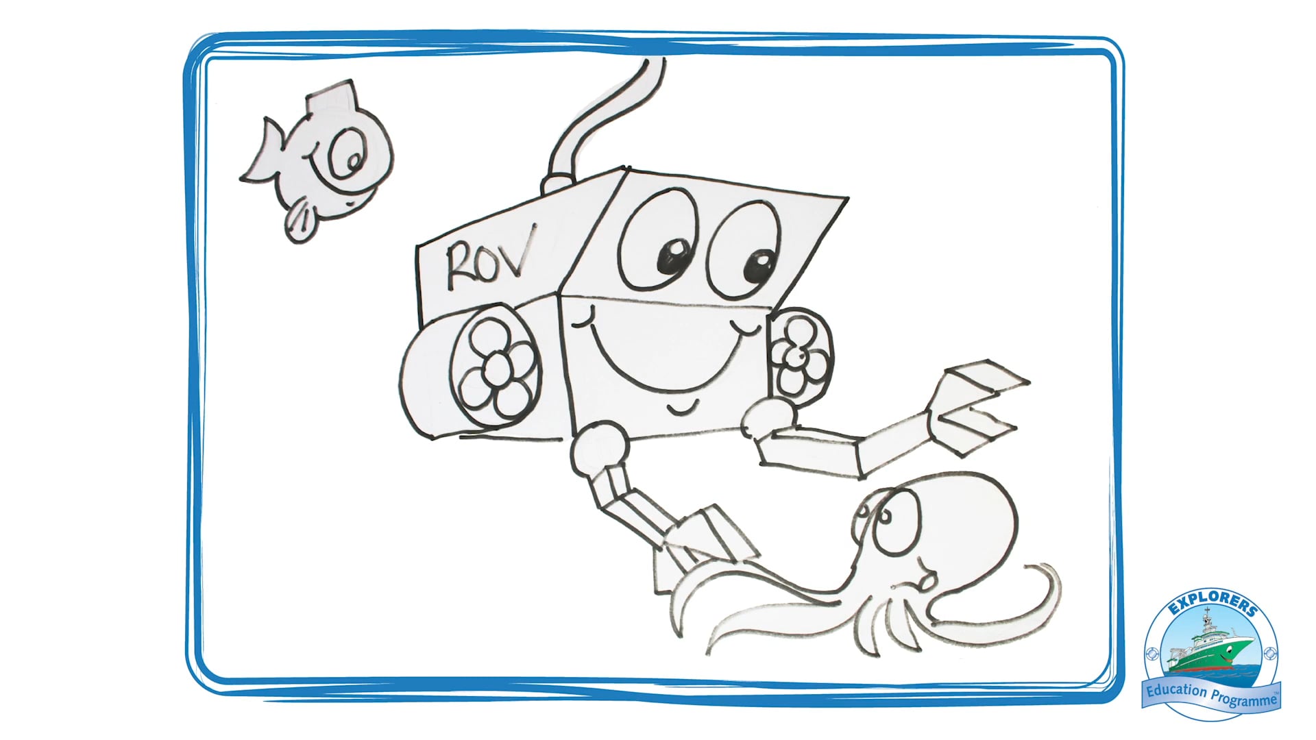 9. EXPLORERS SEA HOW TO DRAW - ROV Holland I