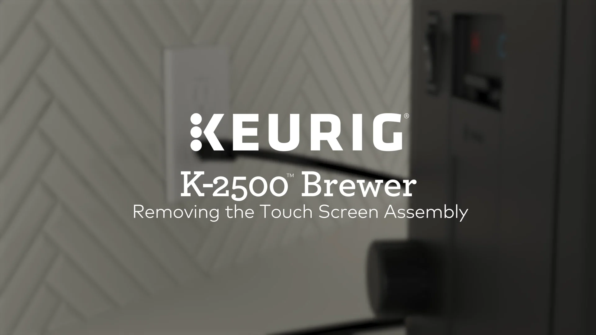 Keurig hotsell screen blank