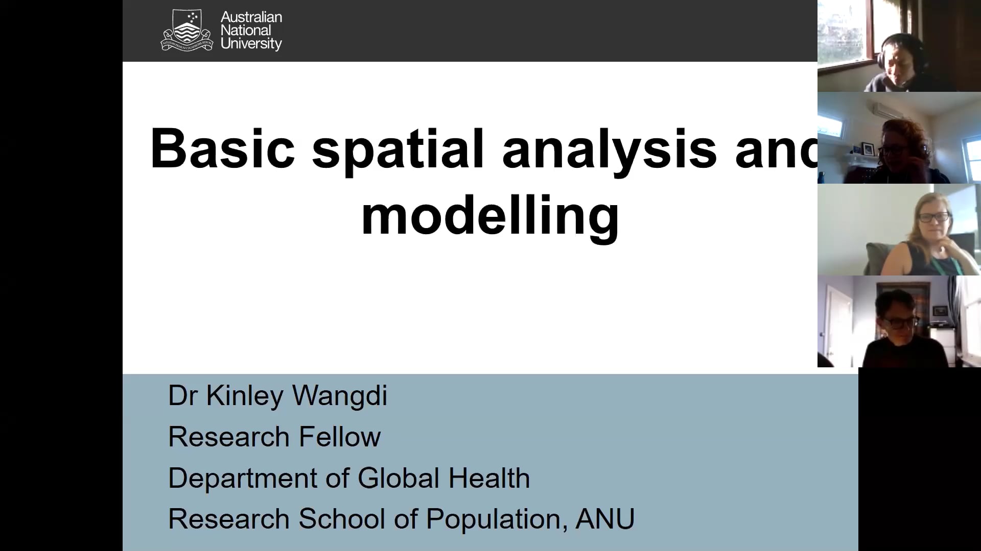 Basic Spatial Analysis And Modelling On Vimeo