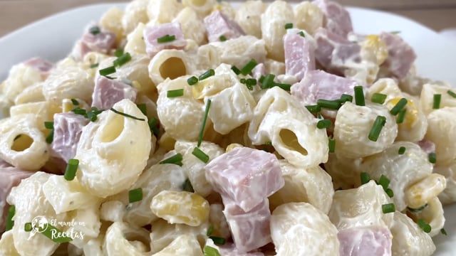 Pasta Fría con Jamón, Una Perfecta Ensalada de Pasta para el Verano