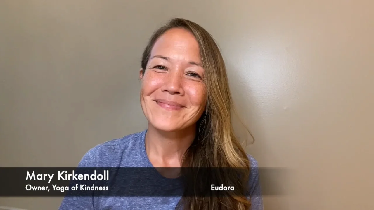 Mary Kirkendoll, Owner, Yoga of Kindness, Eudora on Vimeo