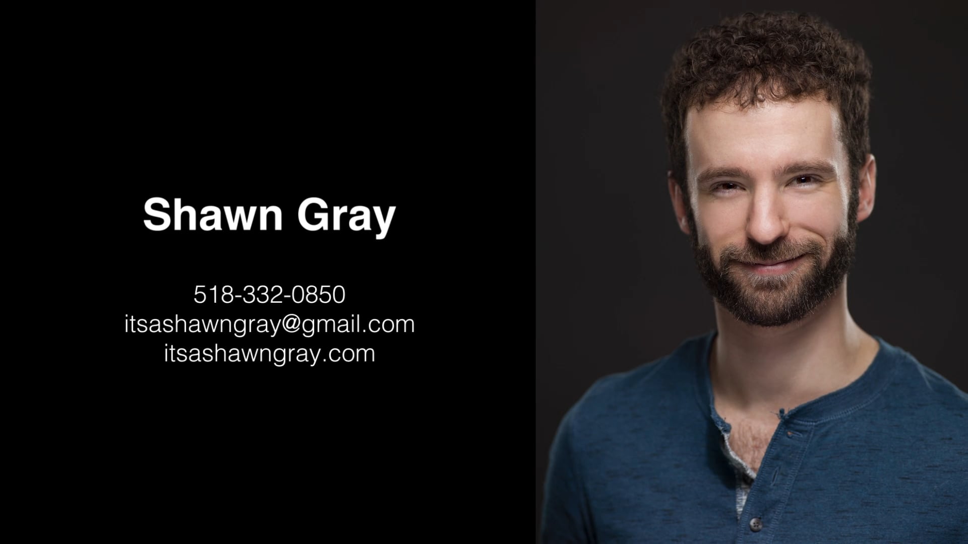 Shawn Gray - Musical Theatre Reel