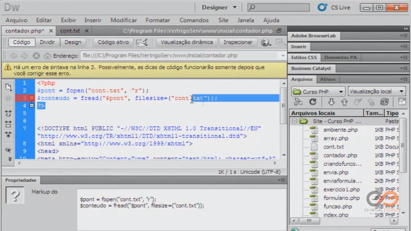 PHP - Aula12 on Vimeo