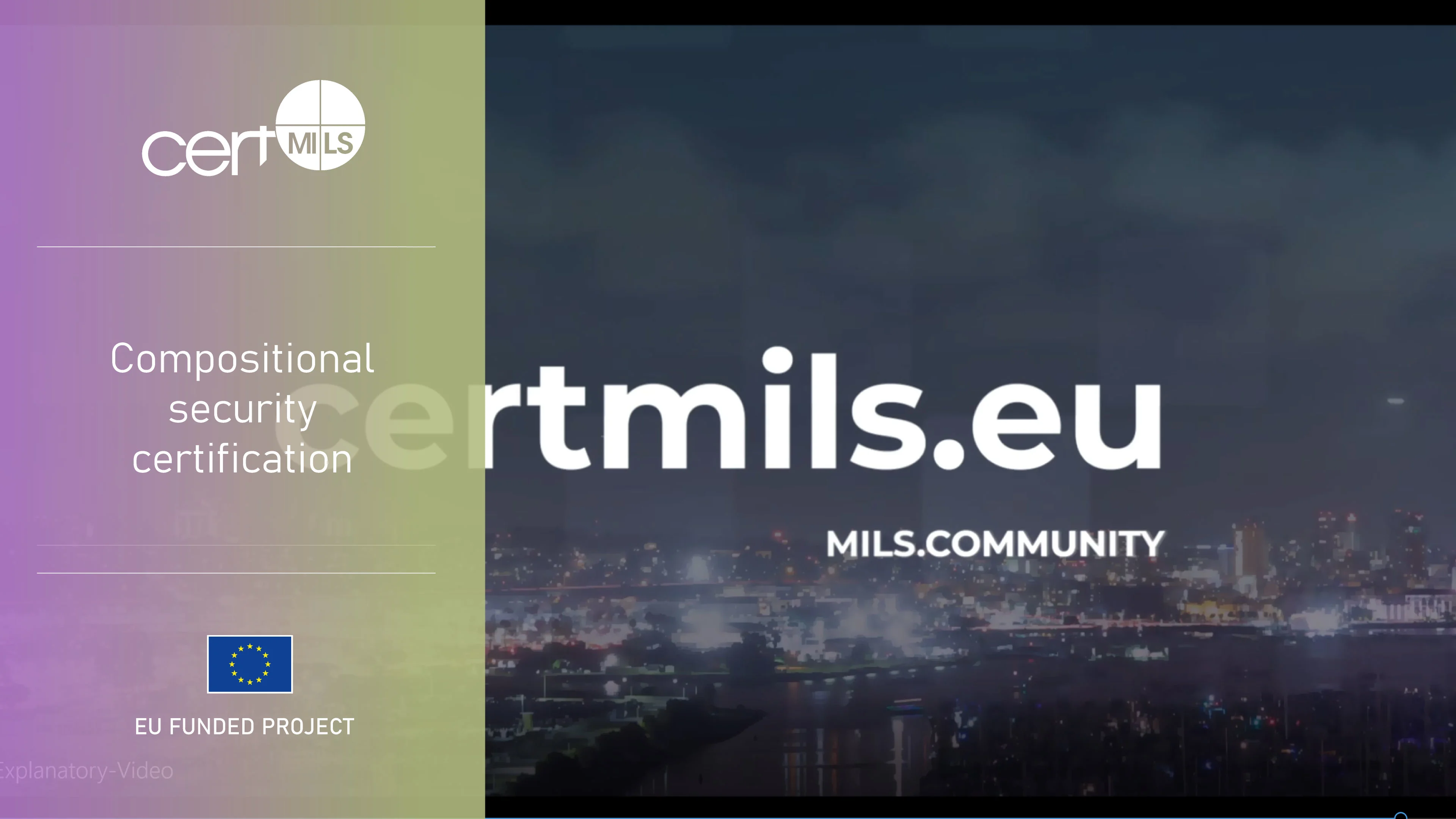 certMILS H2020 - Compositional security certification