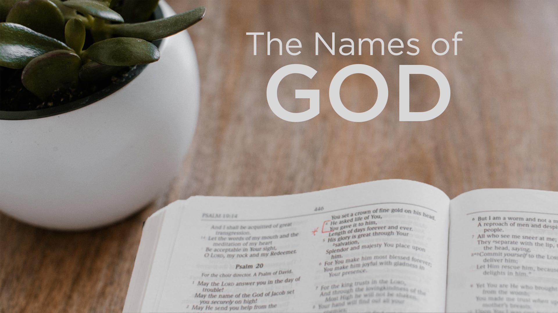 The Power of the Names of God