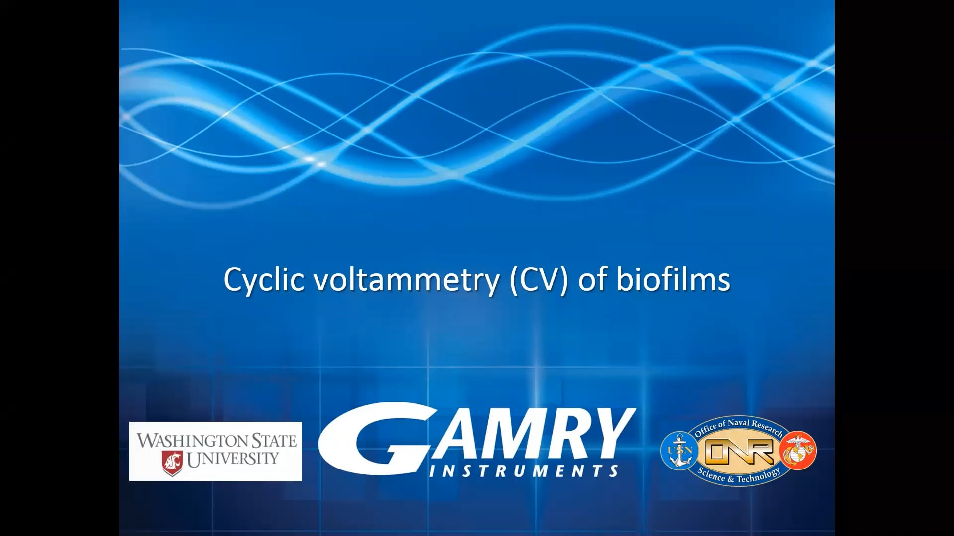 Cyclic Voltammetry of Biofilms