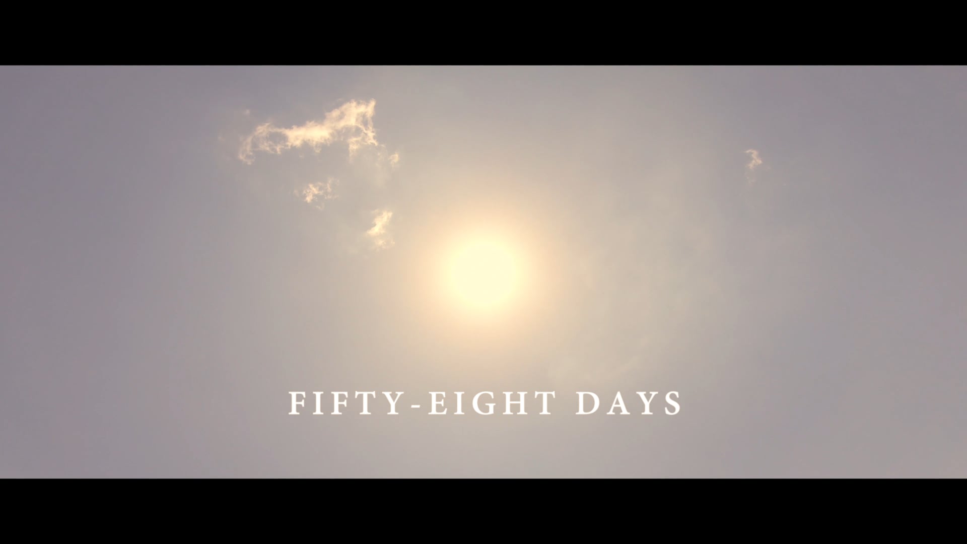 FIFTY - EIGHT DAYS | Experimental Short Video, 2020