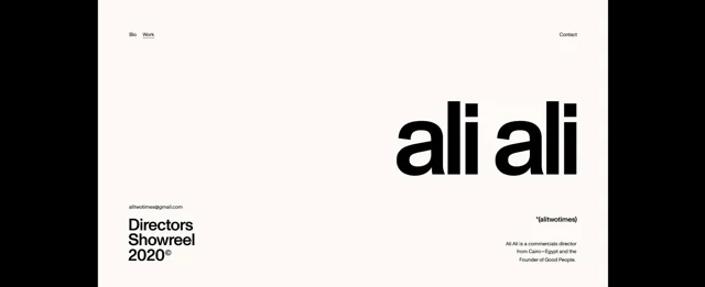 Ali Ali by Exo Ape wins Site of the Month August 2020