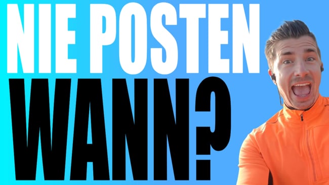 Wann du niemals posten solltest