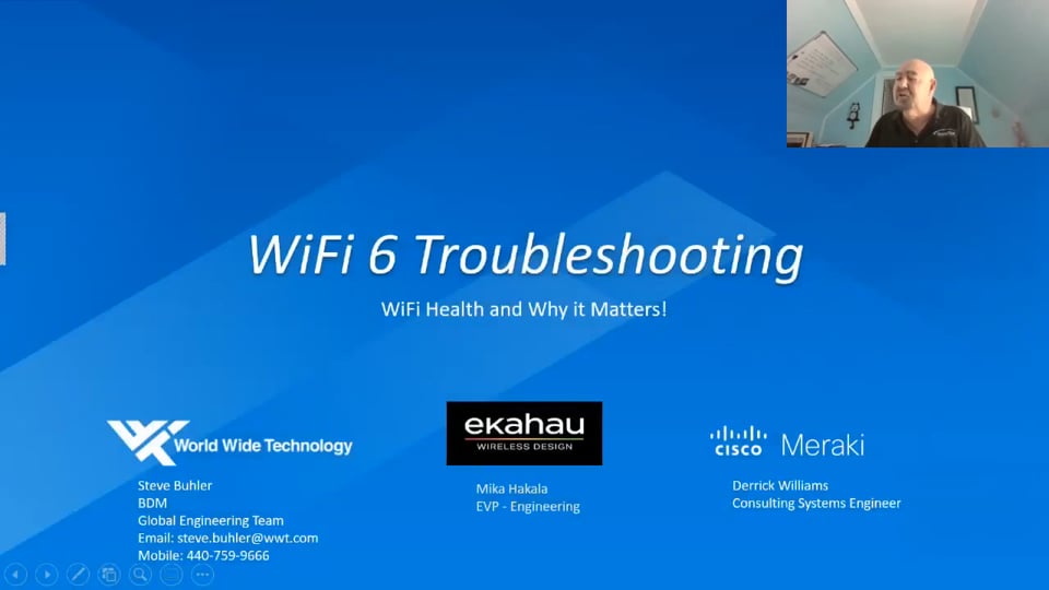 Meraki Webinar Series: Wi-Fi 6 Troubleshooting