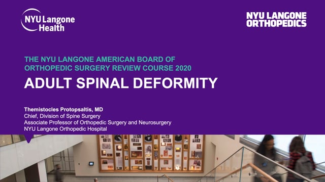 Adult Spinal Deformity