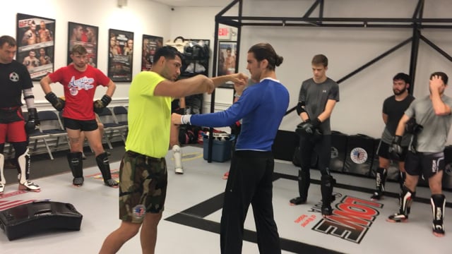 Leaping into a Short Range Elbow w/ Jorge Masvidal