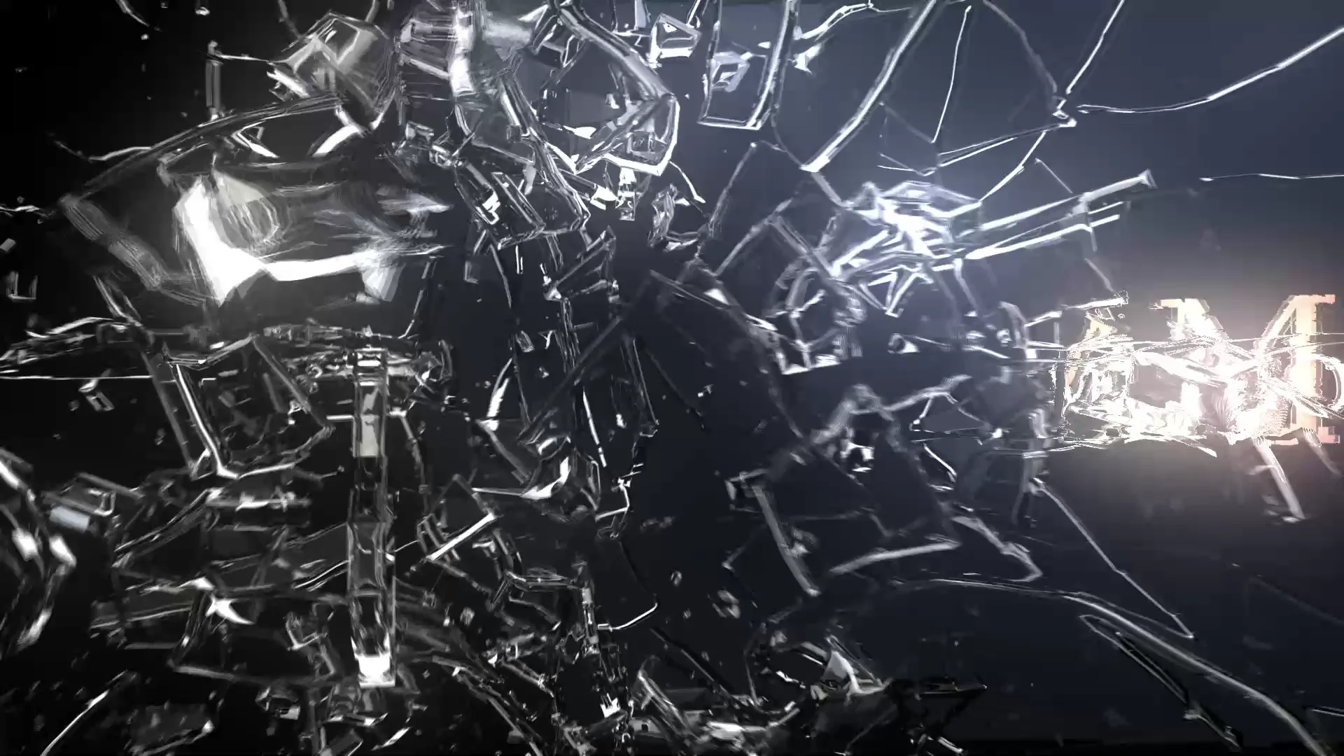 Glass logo on Vimeo