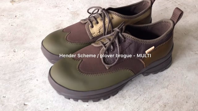 Hender Scheme plover brogue MULTI on Vimeo <HenderScheme(エンダースキーマ)> PLOVER BROUGUE