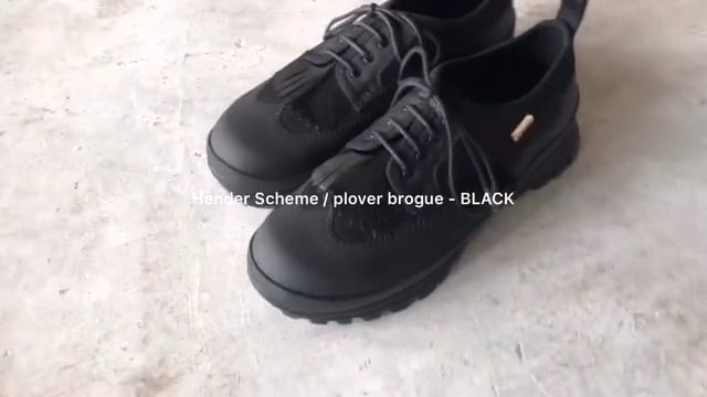 Hender Scheme plover brogue BLACK on Vimeo <HenderScheme(エンダースキーマ)> PLOVER BROUGUE