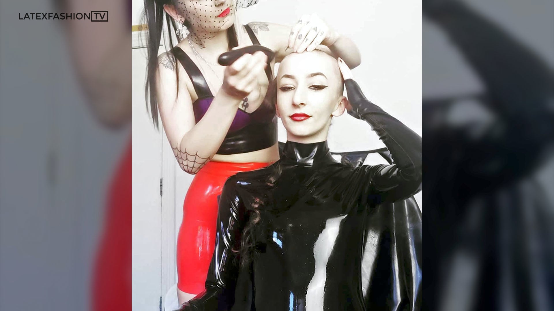 Head Shave in Lockdown | LatexFashionTV