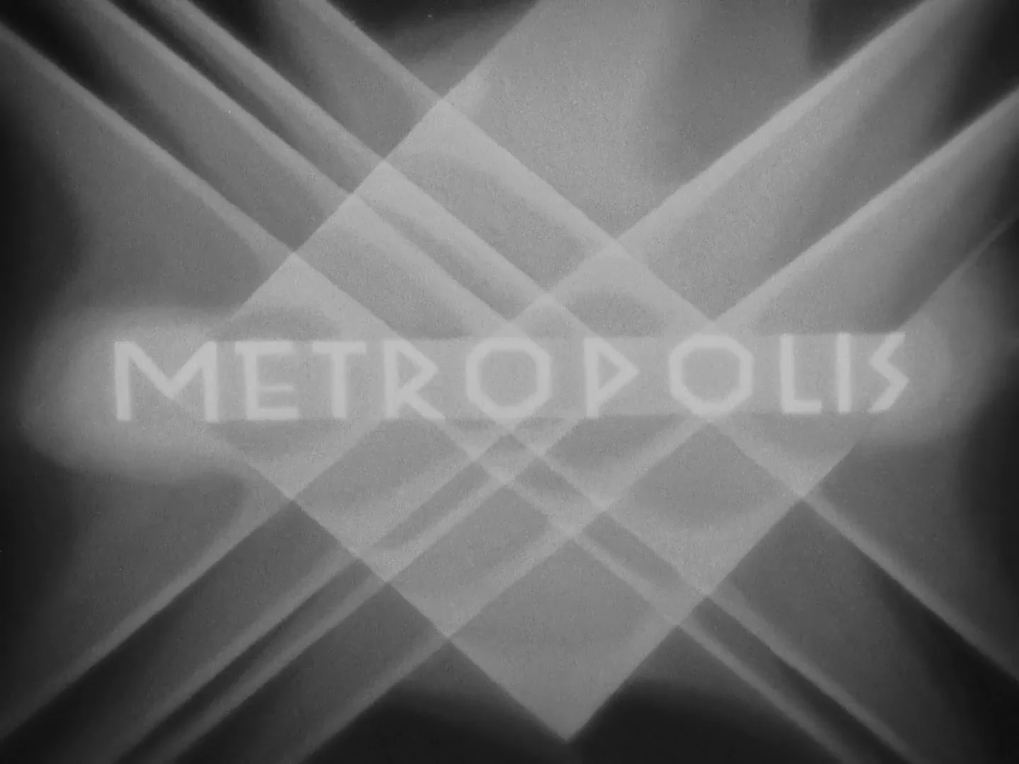 Metropolis (1927) — Art of the Title