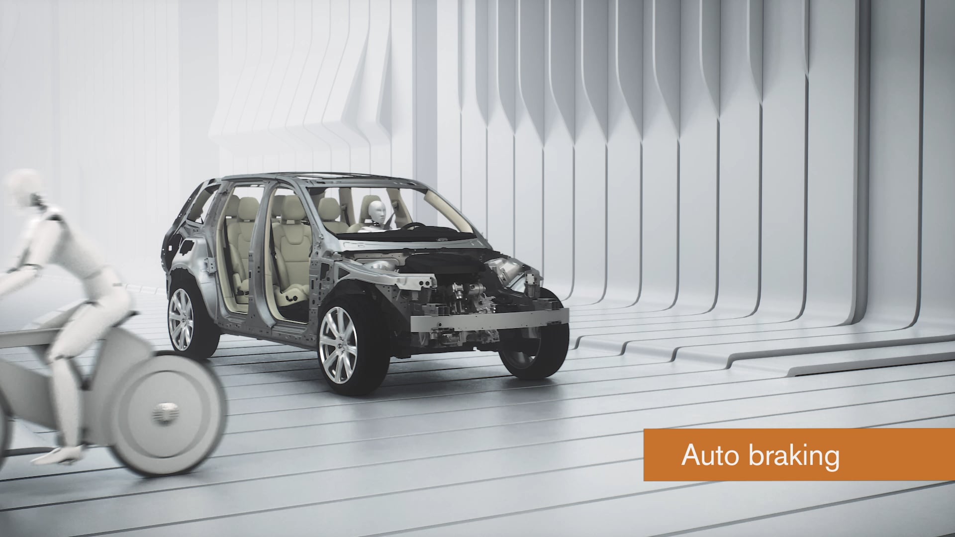 Collision Avoidance by City Safety Volvo XC90 on Vimeo