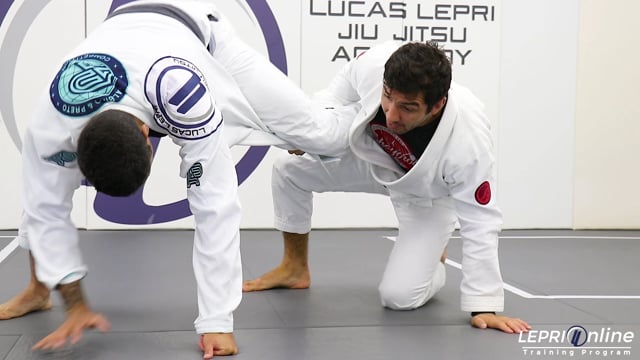 De La Riva with Lapel Control Sweep or Single Leg Takedown