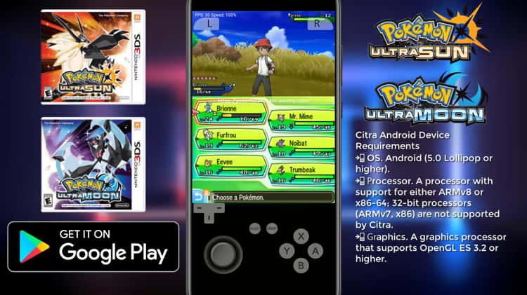 Download Pokemon Ultra Sun on Android 