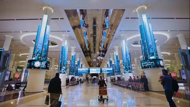 Expo 2020 LED Sculptures Dubai International Airport on Vimeo