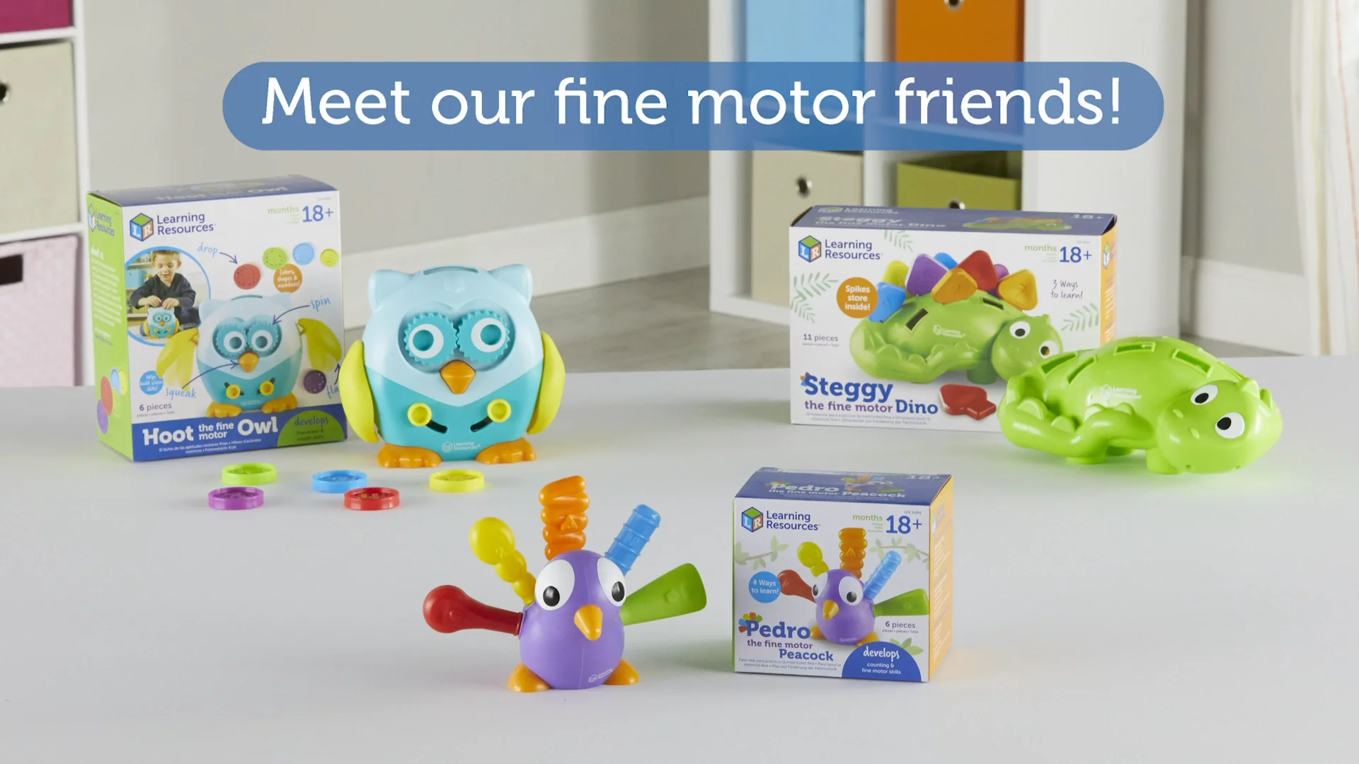 Pedro The Fine Motor Peacock · BrightMinds UK