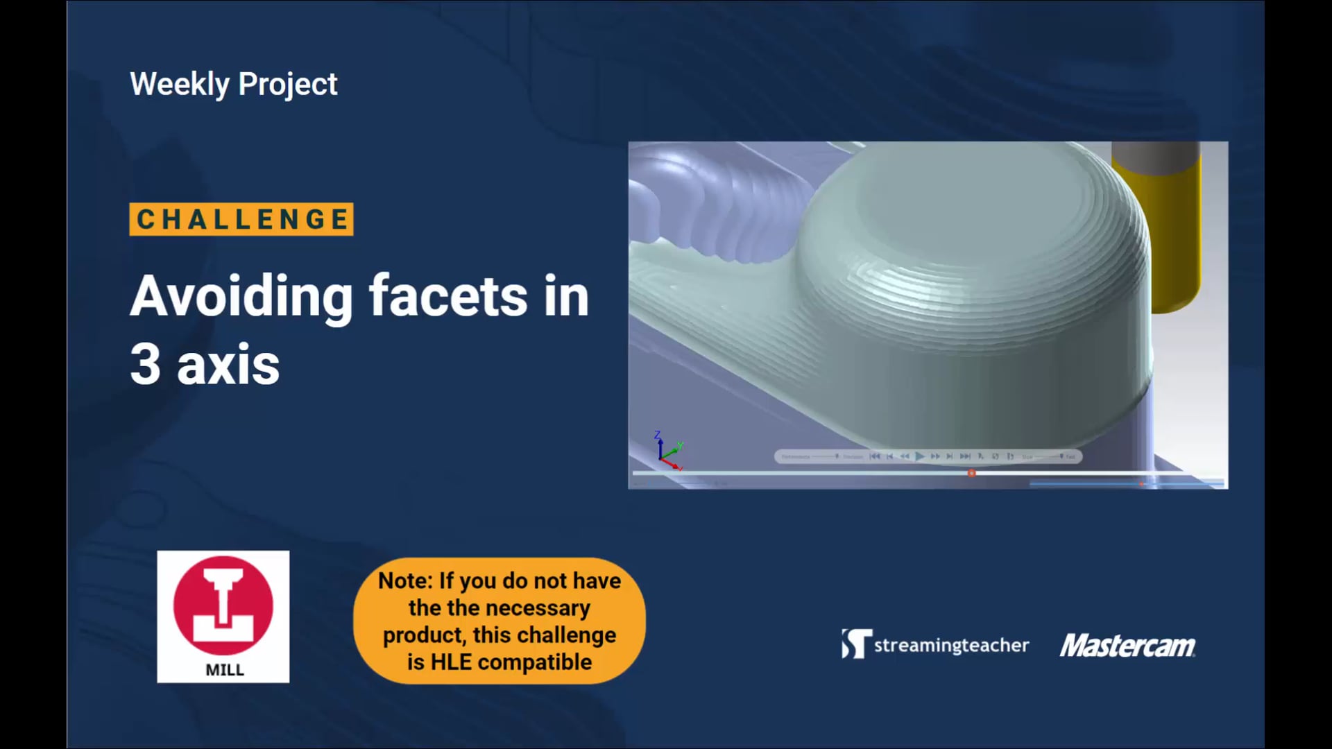 Avoiding facets in 3 axis