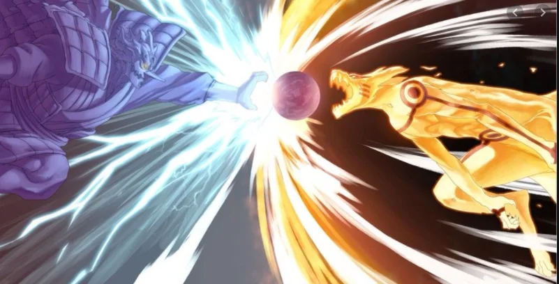 Bandai Namco AU on X: The final battle, Naruto vs Sasuke in