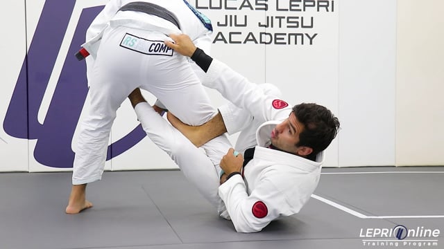 De La Riva to Tripod Sweep Attempt to Sweep Variation to Leg Drag to Side Control