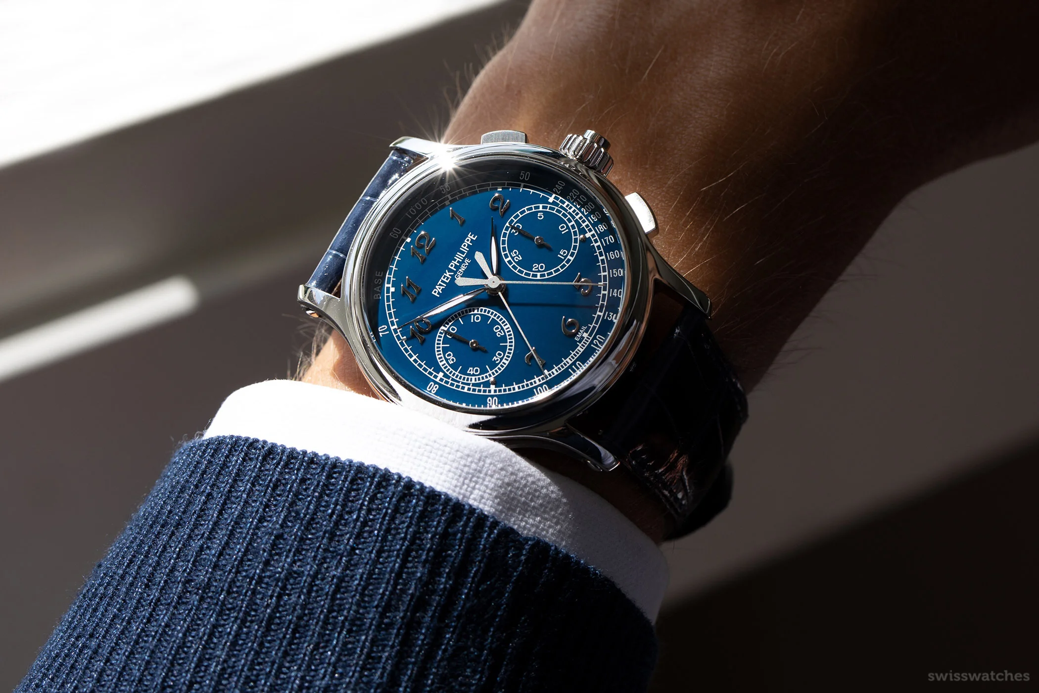 Patek Philippe Split Seconds Chronograph 5370P 011 Blue