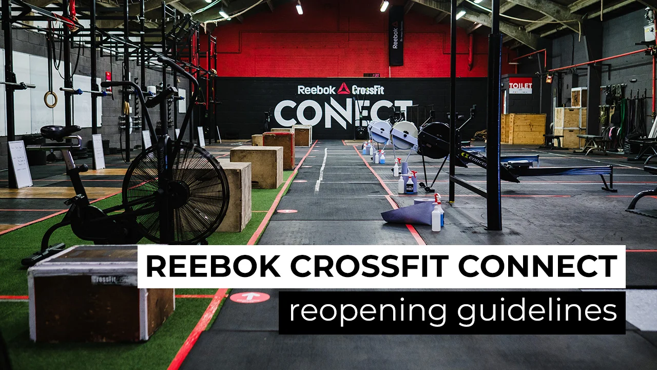 Reebok Crossfit Connect re opening guidelines