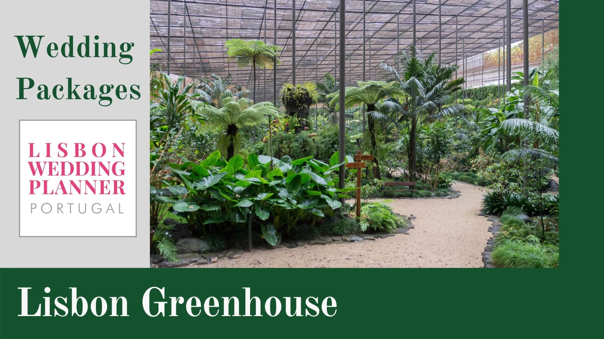 Lisbon Wedding Planner  - Lisbon Greenhouse