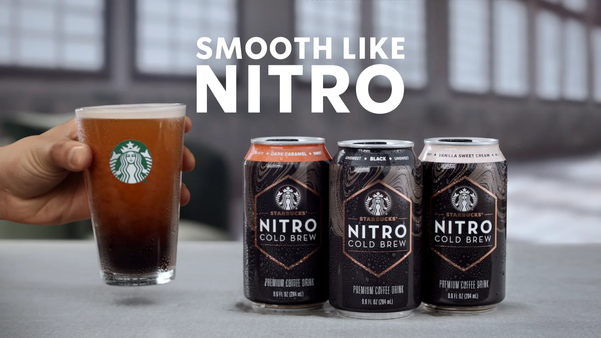 Starbucks Nitro Cold Brew Dark Caramel Premium Iced Coffee Drink