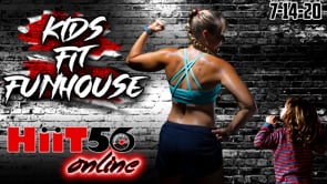 Kids At Home Fit Funhouse | College T-Shirt Day | with Coach Tammy