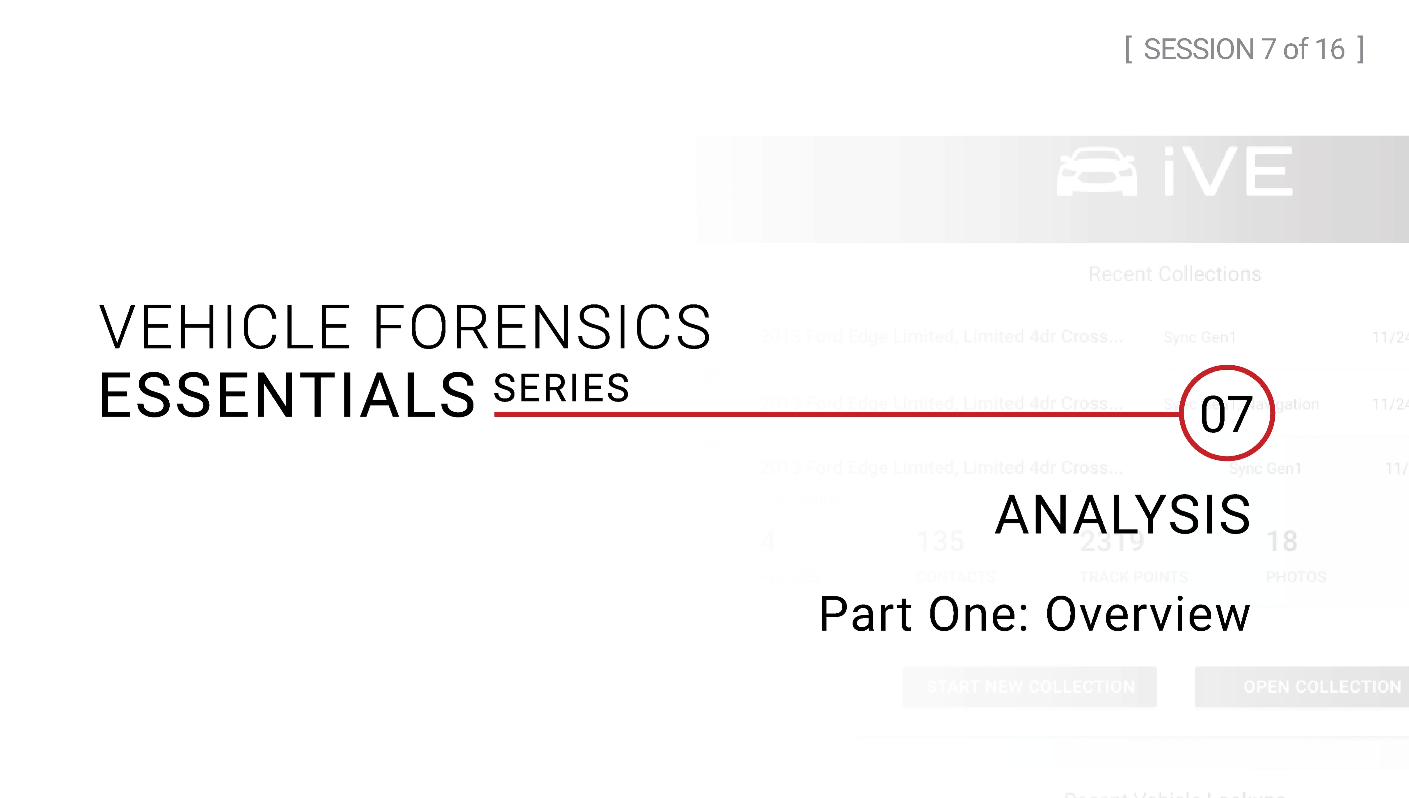 Vehicle Forensics Essential Series 07 Analysis Part 1 Overview on Vimeo