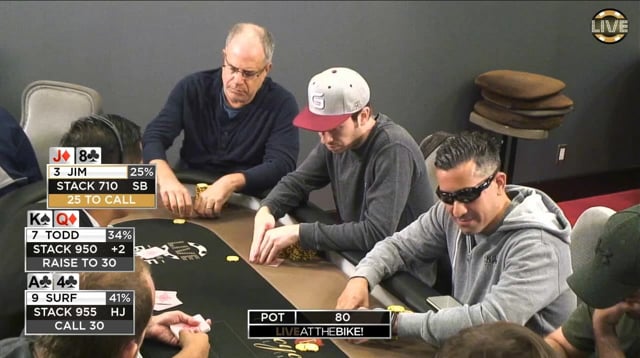 #320: 5-5 bet folding turn and value from missed draws