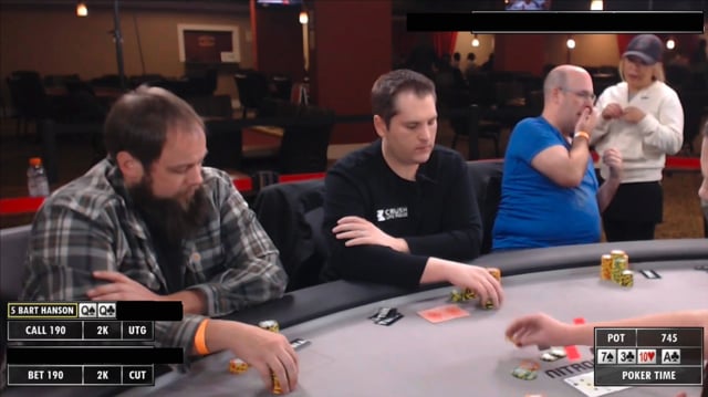 #426: Folding vs a post flop maniac Bart's Portland Hands