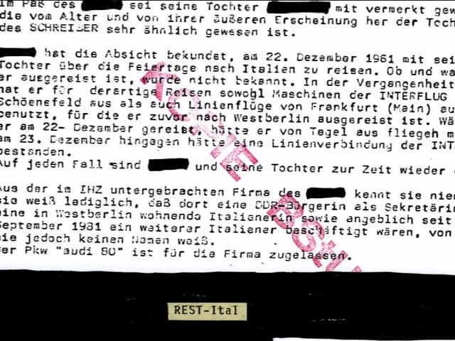 Willy Hieronymus Schreiber: Meine Stasi-Akte (1)