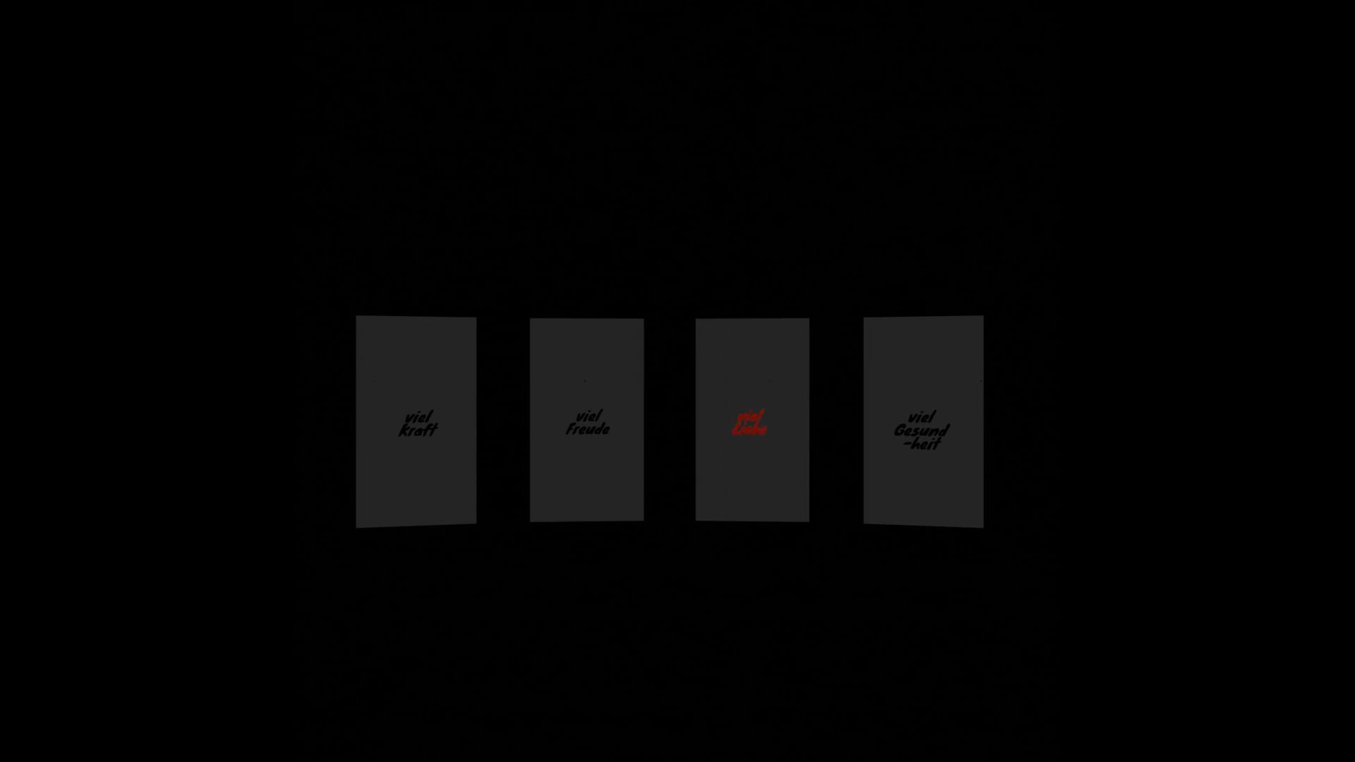 episch himmlisch digitale Handy 3D Gruß Worte dramatisch animiert zu mehr Bedeutung mit Sounddesign & Music by Jonas Grauer
