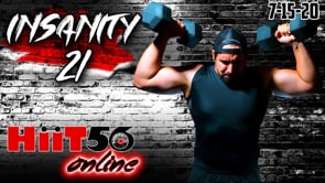 Insanity 21 | Massive Calorie Blast | with Renato “The Brazilian Hercules” | 7/15/20