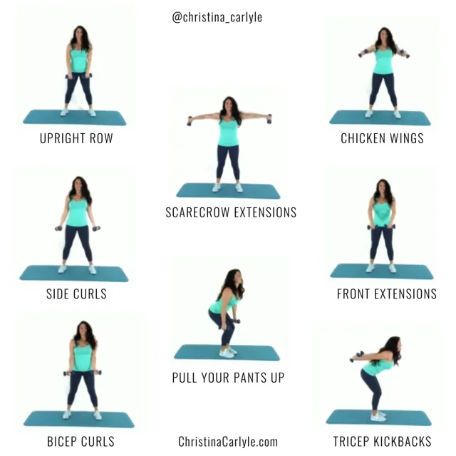 Quick Fat Burning Arm Workout for Tight, Toned Arms - Christina