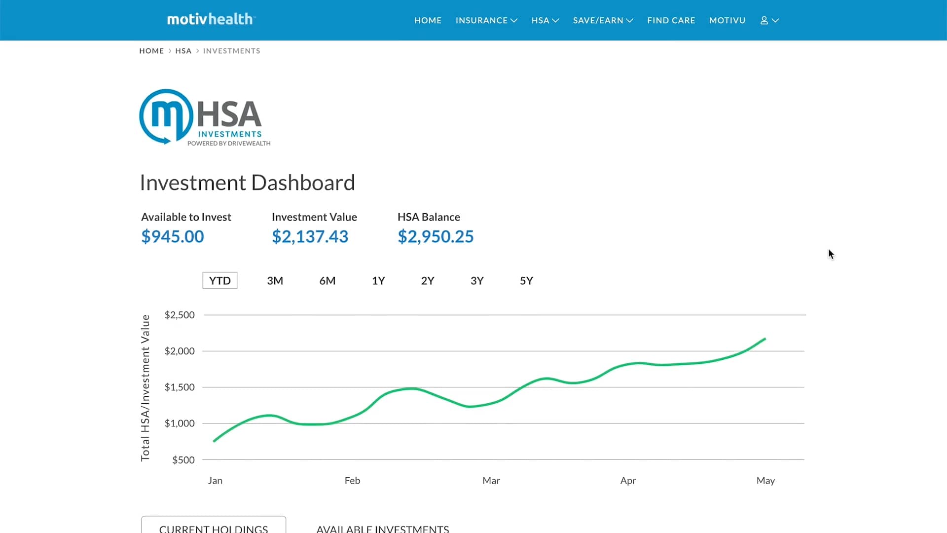 Motivhealth Hsa Investments Motivhealth Insurance Company On Vimeo 3908