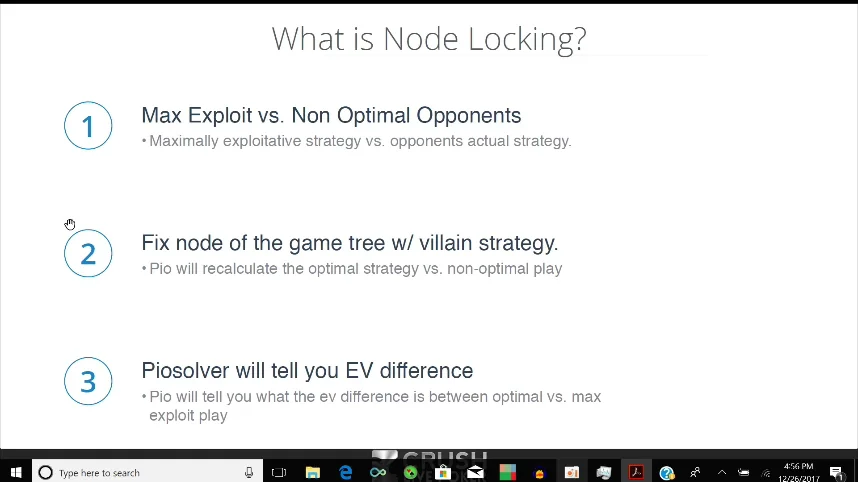 3: Advanced Pio Solver Concepts with Node Locking… | Crush Live Poker