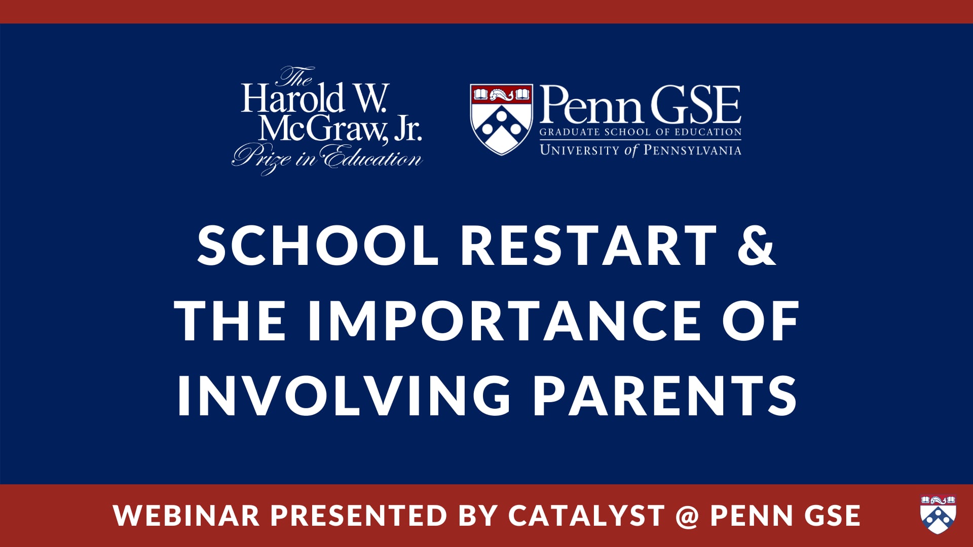 Play video: School Restart & the Importance of Involving Parents