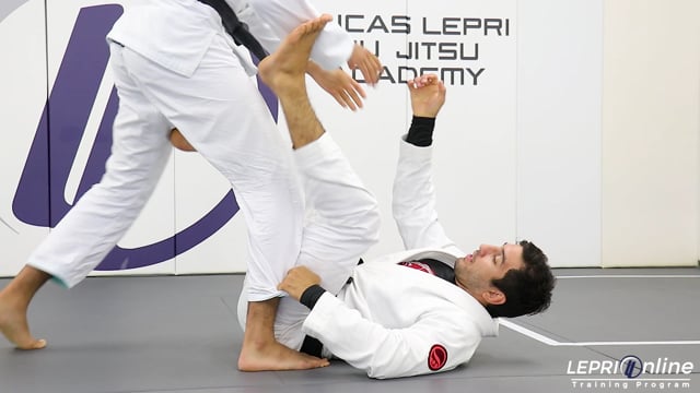 De La Riva to Tripod Sweep Attempt to Back Take